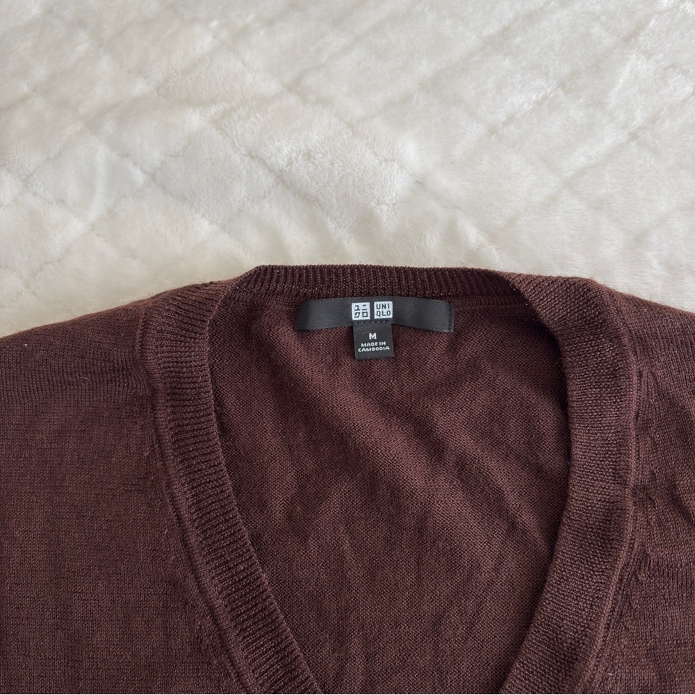 Women’s Uniqlo Fine Merino Wool Sweater M - Picture 2 of 4